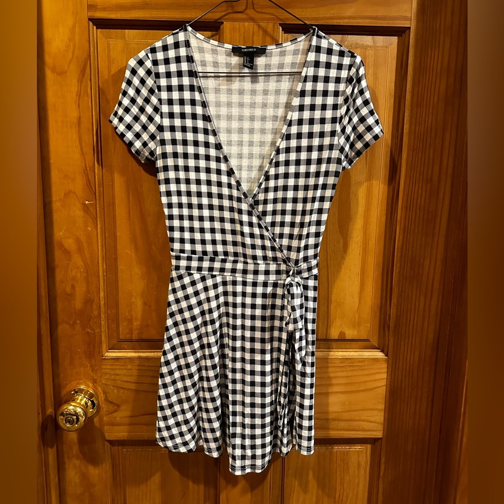 Forever21 Gingham print romper
